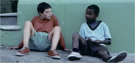 Rusito (Marcos de Costa), left
Mathias Acu�a as Obdulio
Photo: ArtMattan Productions