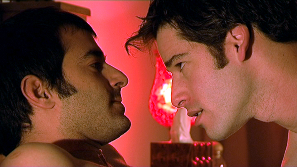 A hook up & Guy Zo-Aretz as Ronen, right (Photo: Regent Releasing/Here! Films)