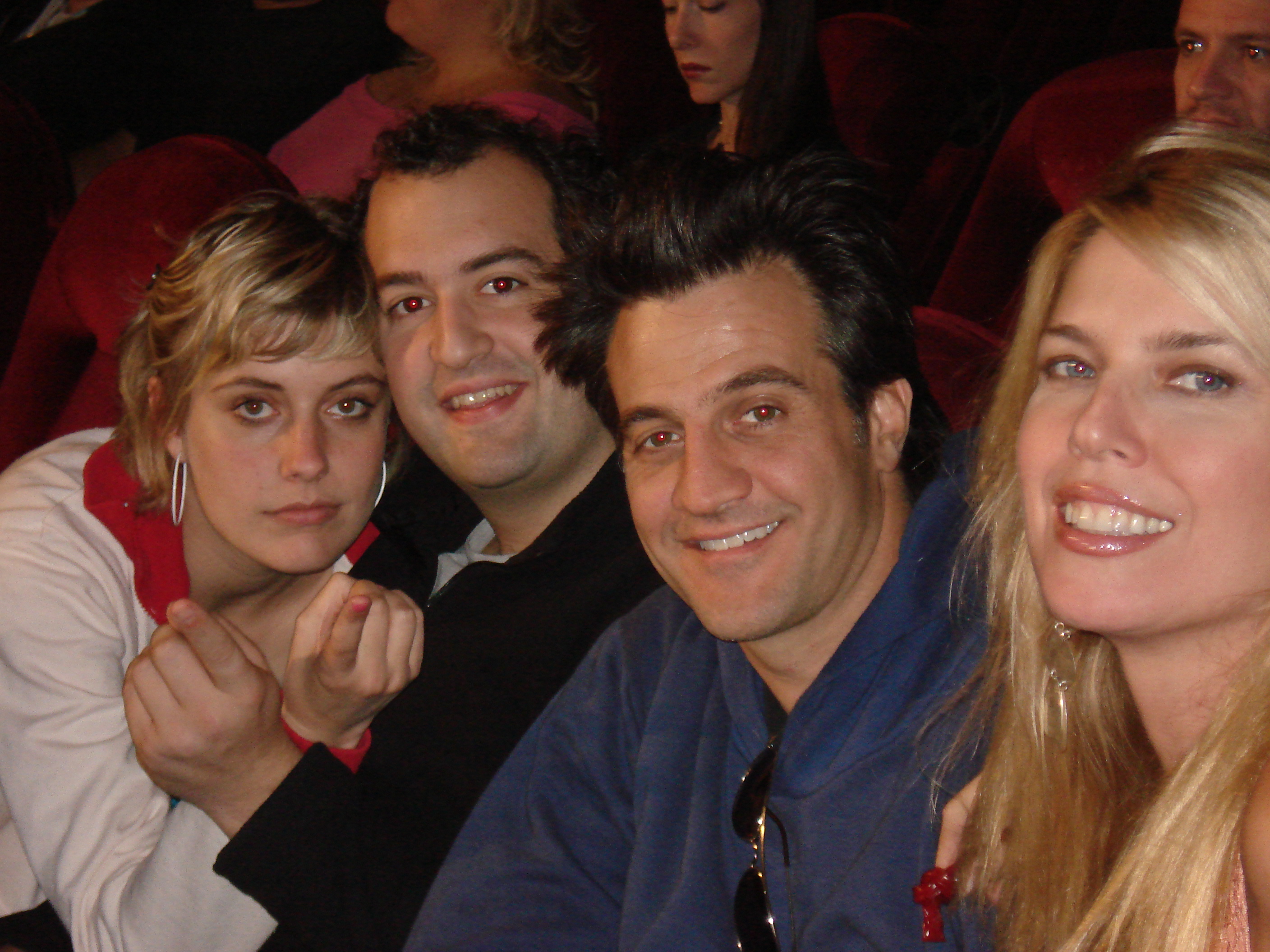 Left to right, Greta Gerwig, Steve Zissis, Ross Partridge & Elise Muller (Photo: Jen Tracy Duplass/Sony Pictures Classics)