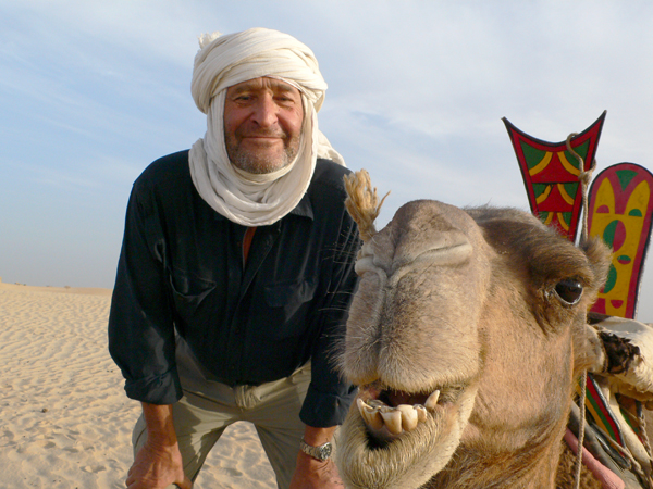Ernst Aebi in BAREFOOT TO TIMBUKTU (Photo: MPI Media Productions)