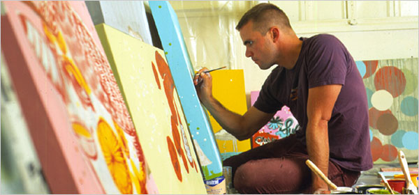 Artist Thomas Campbell (Photo: Benjamin Deberdt/Sidetrack Films)