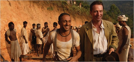 Rahul Bose, left, and Linus Roache
Photo: Alphonse Roy/Roadside Attractions