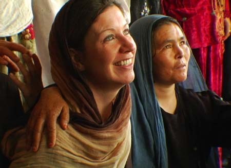 Patti Quigley in Afghanistan
Photo: The Film Sales Company