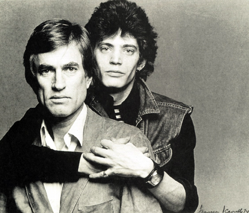 Sam Wagsraff, left, & Robert Mapplethorpe
Photo: Francesco Scavullo