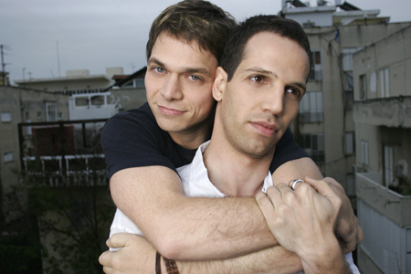 Ohad Knoller as Noam, left
Yousef Sweid as Ashraf
Photo: Strand Releasing