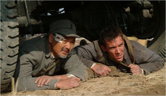 Chow Yun-Fat, left, and Jonathan Rhys Meyers
Zhu Jialei/Sony Pictures Classics