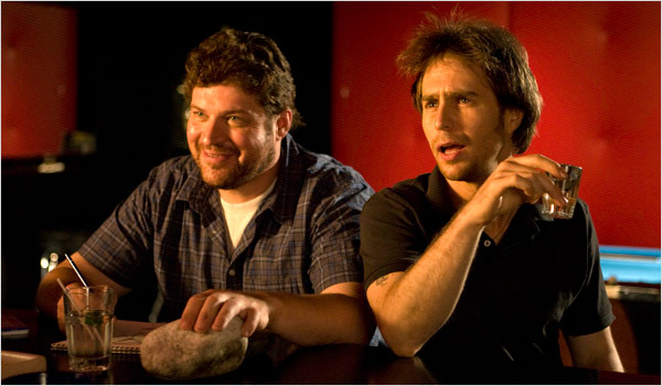 Brad William Henke, left, & Sam Rockwell (Photo: Jessica Miglio/Fox Searchlight Pictures)