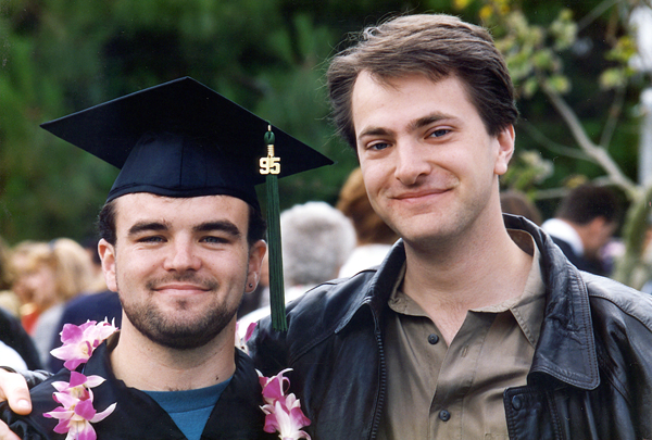 Andrew Bagby, left, & Kurt Kuenne at Andrew's college graduation (Photo: Oscilloscope Pictures)