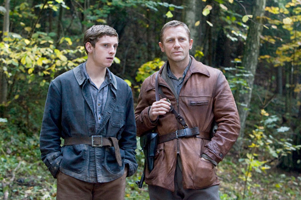 Jamie Bell, left, & Daniel Craig (Photo: Karen Ballard)