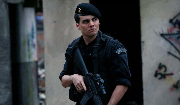 Wagner Moura as Captain Nascimento (Photo: David John Prichard/IFC Films)