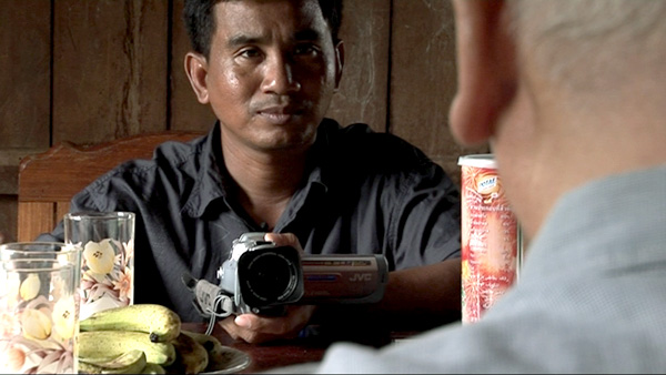Thet Sambath, left, & Nuon Chea, aka Brother No. 2 (Photo: International Film Circuit)