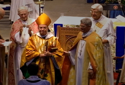 The consecration of Bishop Gene Robinson
Photo: First Run Features