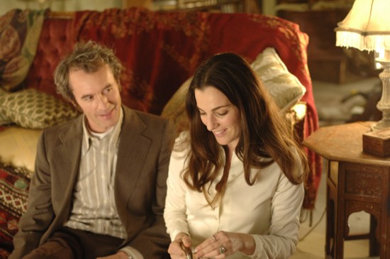 Stephen Dillane (as Jakob) and Rosamund Pike (as Alex) 
Photo: Alex Dukay