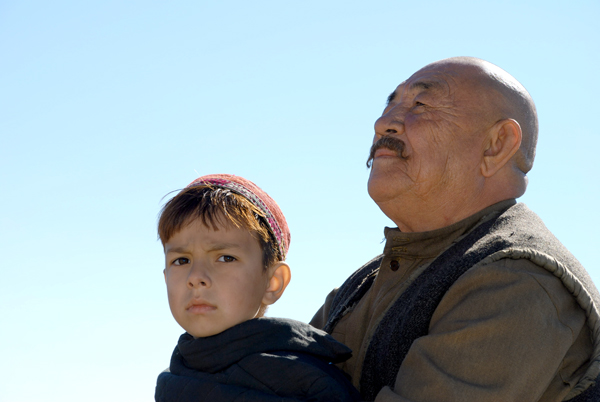 Dalen Shintemirov, left, & Nurzhuman Ikhtymbayev in THE GIFT TO STALIN (Photo: Aldongar Productions)