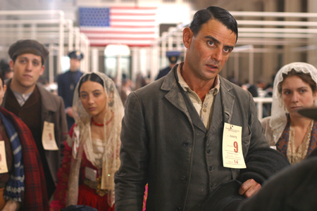 Vincenzo Amato as Salvatore, foreground, at Ellis Island
Photo: Miramax
