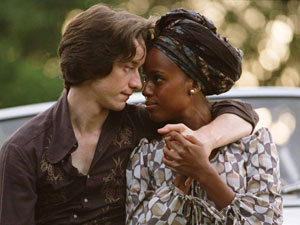 James McAvoy as Nicholas &
Kerry Washington as Kay Amin
Photo: Neil Davidson
