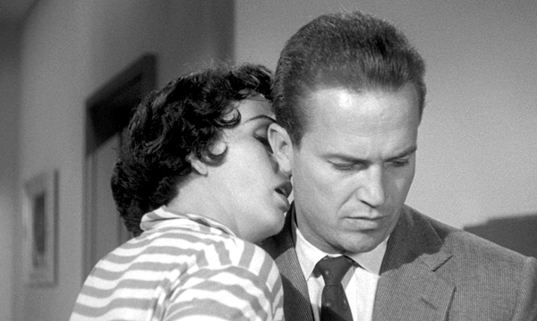 Marion Carr & Ralph Meeker in KISS ME DEADLY (Photo: The Criterion Collection)