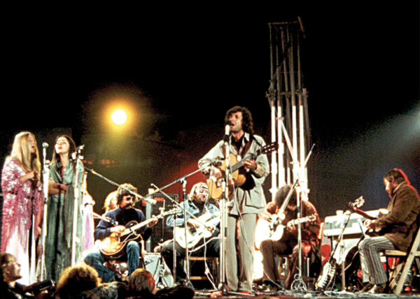 A scene from LEONARD COHEN LIVE AT THE ISLE OF WIGHT 1970 (Photo: Sony Music Entertainment/Legacy Recordings)