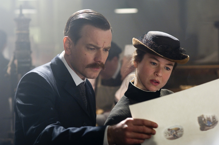 Ewan McGregor as Norman Warne
Ren�e Zellweger as Beatrix Potter
Photo: The Weinstein Company/Alex Bailey