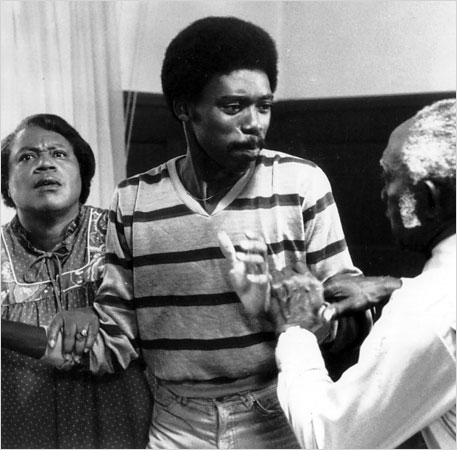 Everette Silas, center, as Pierce
Photo: Milestone Films
