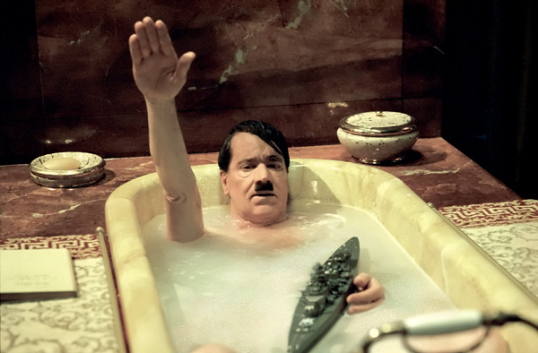 Helge Schneider as Adolf Hitler in MY F�HRER: THE TRULY TRUEST TRUTH ABOUT ADOLF HITLER (Photo: First Run Features)