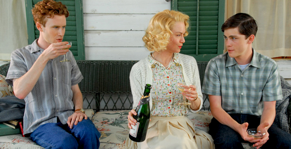 From left, Mark Rendall, Ren�e Zellweger & Logan Lerman in MY ONE AND ONLY (Photo: Herrick Entertainment)