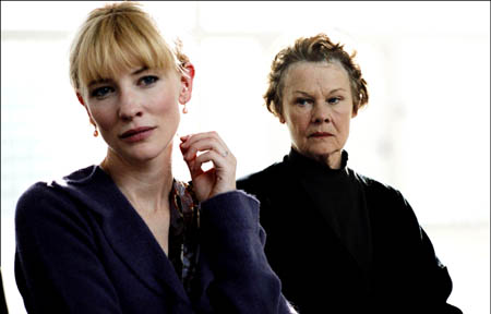 Cate Blanchett (left) as Sheba Hart
Judi Dench as Barbara Covett
Photo: Clive Coote/Fox Searchlight