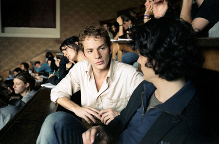 Eloi (Malik Zidi) looking towards
Andr� (Thibault Vin�on), right
in POISON FRIENDS
Photo: Strand Releasing