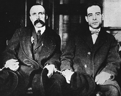 Bartolomeo Vanzetti and Nicola Sacco
Photo: First Run Features