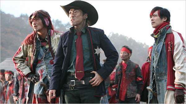 From left, Koichi Sato, Teruyuki Kagawa and Masato Sakai (Photo: Takeshi Ikeda/First Look Studios)