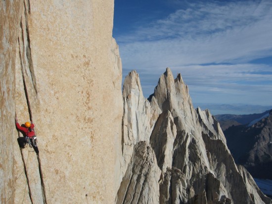 Thomas Huber climbing the Nose
Photo: First Run Features