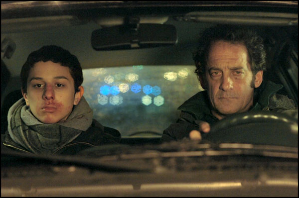 Firat Ayverdi, left, & Vincent Lindon in WELCOME (Photo: Film Movement)