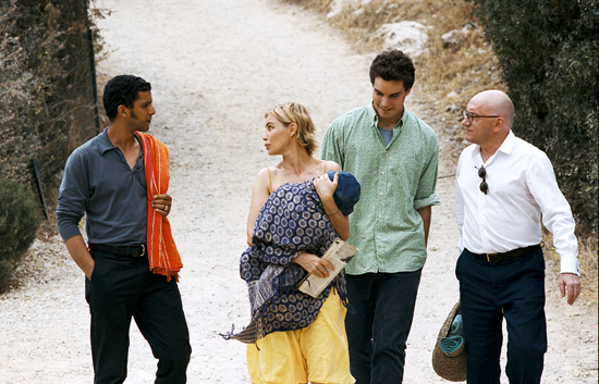 Sami Bouajila, Emmanuelle B�art, Johan Lib�reau & Michel Blanc, left to right
Photo: Strand Releasing